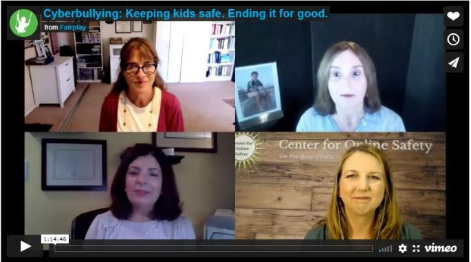 Cyberbullying: Keeping kids safe. Ending it for good.