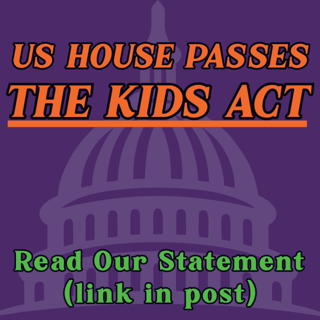 RR Kit US House Passes the KIDS Act